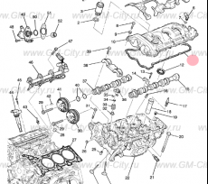 Прокладка клапанной крышки правая Chevrolet Traverse II