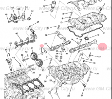 Распредвал выпускной левый Chevrolet Traverse II