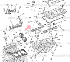 Распредвал впускной левый Chevrolet Traverse II