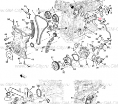 Охладитель egr Chevrolet Volt II