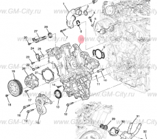 Крышка грм передняя Chevrolet Traverse II