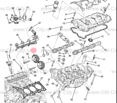 Звездочка распредвала впускного правого Chevrolet Traverse II