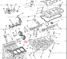 Звездочка распредвала выпускного Chevrolet Traverse II
