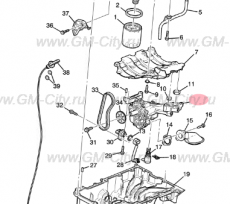 Насос масляный Chevrolet Volt II