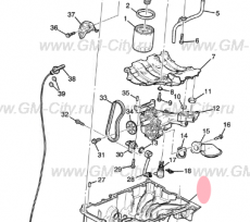 Поддон масляный верхний Chevrolet Volt II