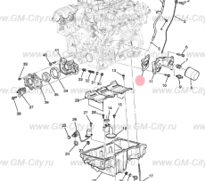 Прокладка фильтра масляного Chevrolet Traverse II