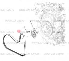 Ремень приводной Chevrolet TrailBlazer III
