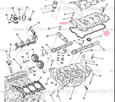 Клапанная крышка правая Chevrolet Traverse II