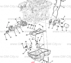 Поддон масляный Chevrolet Traverse II