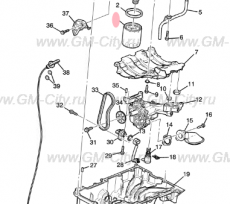 Фильтр масляный Chevrolet Volt II
