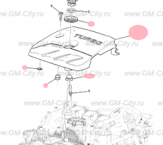 Крышка двигателя Chevrolet TrailBlazer III