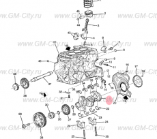 Коленвал Chevrolet TrailBlazer III
