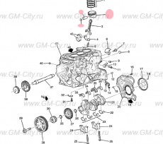 Поршень Chevrolet TrailBlazer III