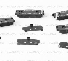 Колодки тормозные задние (комплект 4 шт) Chevrolet Captiva C100