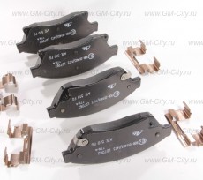 Колодки тормозные передние керамические 15 дюймов Chevrolet Cruze