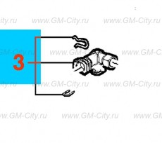 Колено трубки рабочего сцепления Chevrolet Cobalt