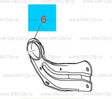 Продольный рычаг заднего подвеса Chevrolet Malibu