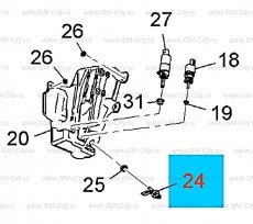 Датчик электромагнитного клапана омывателя ветрового стекла Chevrolet Malibu