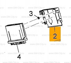 Кронштейн блокировки дистанционного управления замка Chevrolet Malibu