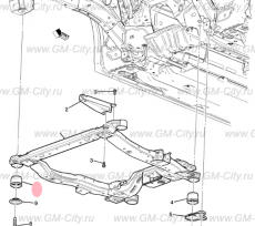Балка передняя Chevrolet Volt I