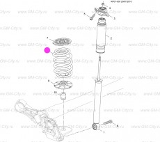 Пружина задняя Chevrolet Orlando
