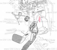 Педаль акселератора Chevrolet Volt I