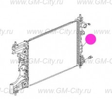 Радиатор охлаждения акпп Chevrolet Cruze