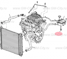 Датчик уровня расширительного бачка Cadillac SRX ІІ