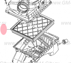 Фильтр воздушный 2.0 d Chevrolet Orlando