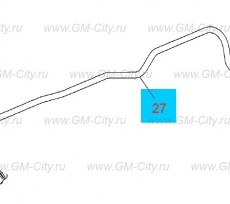 Вал заднего стабилизатора Chevrolet Malibu