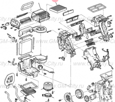Фильтр салонный Cadillac SRX ІІ