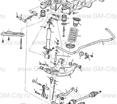 Диск тормозной задний Cadillac SRX ІІ