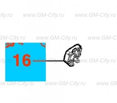 Заглушка замка передней боковой двери Chevrolet Cobalt