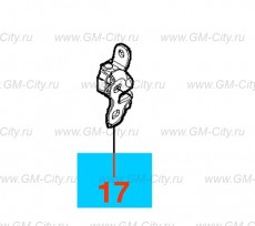 Петля передней боковой двери нижняя Chevrolet Cobalt