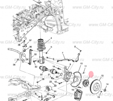 Ступица передняя Chevrolet Volt I