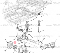 Ступица задняя Chevrolet Volt II