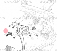 Датчик положения педали тормоза Cadillac ATS