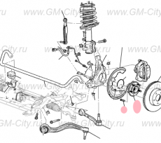 Ступица передняя Cadillac CTS ІІІ