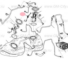 Датчик уровня топлива Cadillac ATS