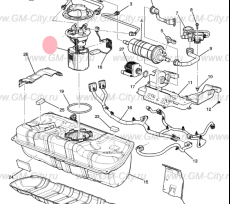 Топливный насос Chevrolet Volt I