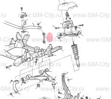 Стойка стабилизатора переднего Cadillac SRX І