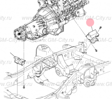 Опорный узел двигателя Cadillac Escalade ІІІ