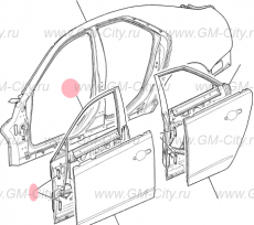 Дверь передняя левая Cadillac CTS ІІ