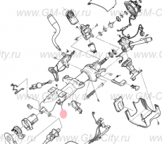 Колонка рулевого механизма Cadillac Escalade ІІІ