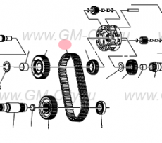 Цепь раздаточной коробки Cadillac Escalade ІІІ