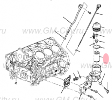 Фильтр масляный (картридж) Cadillac CTS ІІ