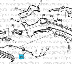 Жгут электропроводки датчика парковки сзади Chevrolet Captiva C140