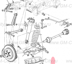 Рычаг задний воспомагательный Cadillac CTS ІІІ