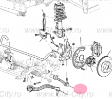 Рычаг передний нижний правый Cadillac ATS