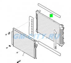 Радиатор охлаждения  акпп Chevrolet Captiva C100